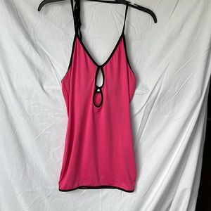 Hot pink dress coverup
